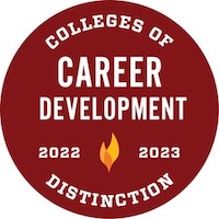 College of Distinction in Career Development