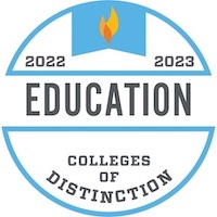 College of Distinction in Education