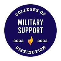 College of Distinction in Military Support