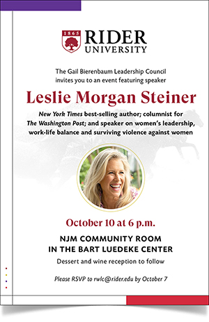 GBLC Event: Leslie Morgan Steiner