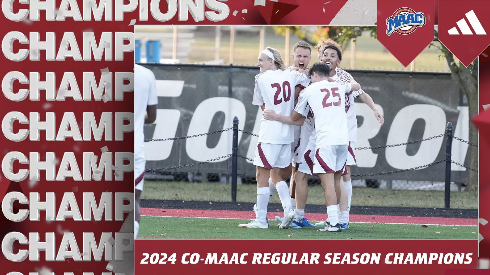 2024 men's soccer regular season MAAC champs