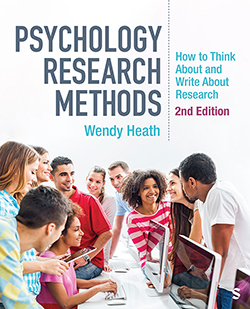 Psychology Research Methods by Wendy Heath book cover