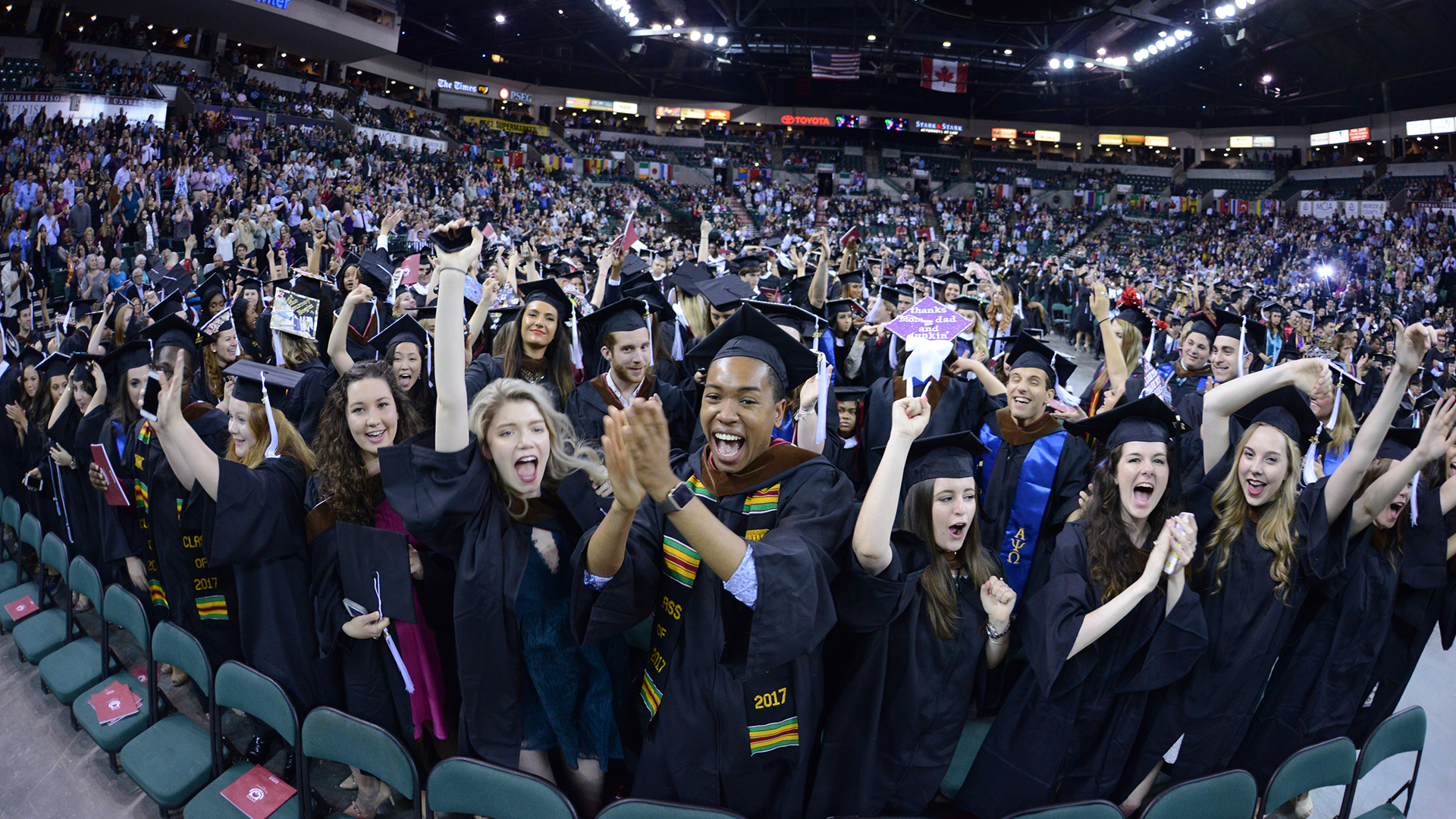 Rider graduates at Commencement