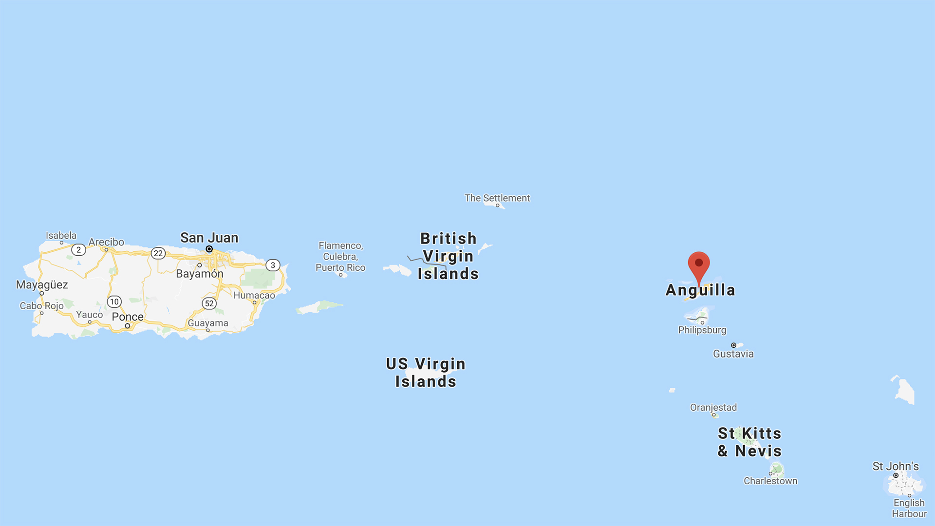 Anguilla Map