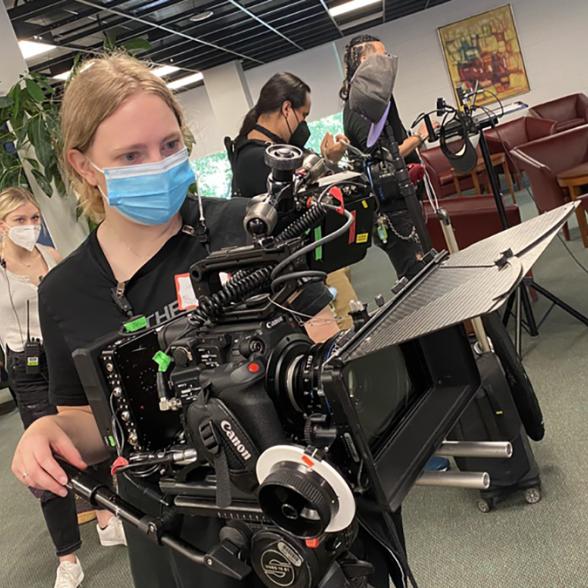 A professional film was shot on Rider's campus in the summer of 2021