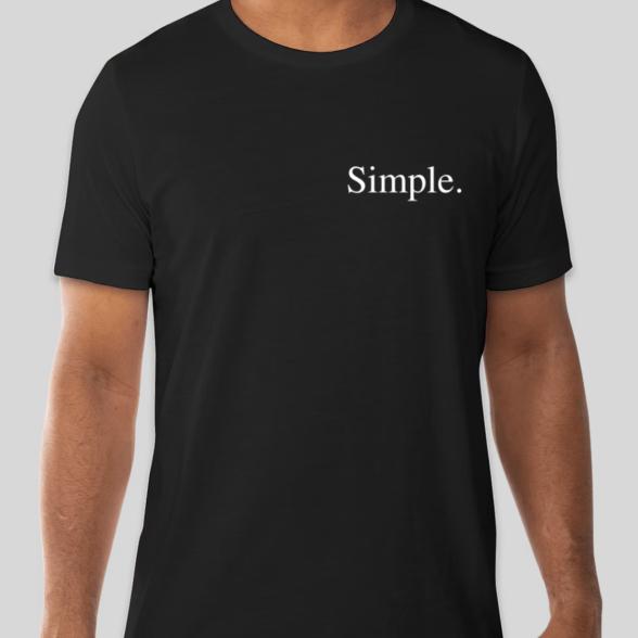 Simple. t shirt - business in action
