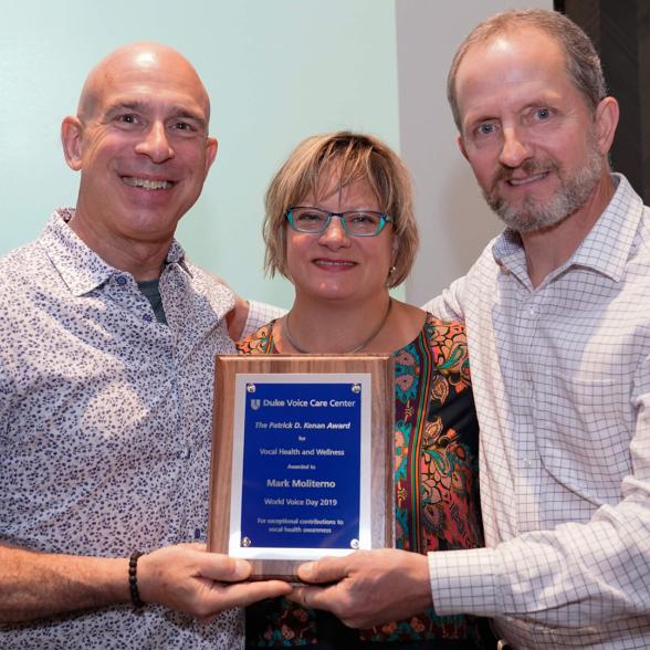 Mark Moliterno with Sarah Shunk and John Kenan