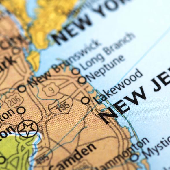 Map of New Jersey