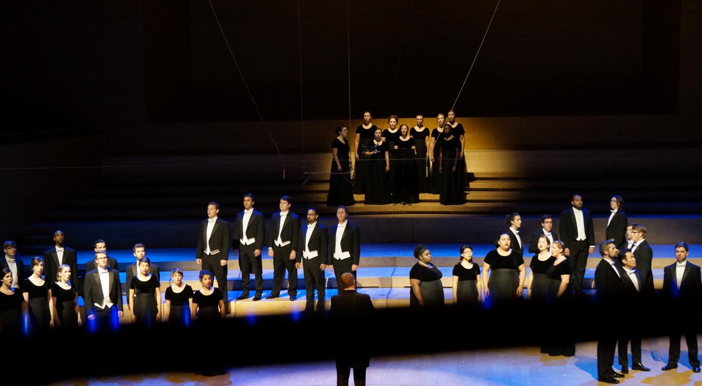 Westminster Choir performing at the World Symposium on Chora