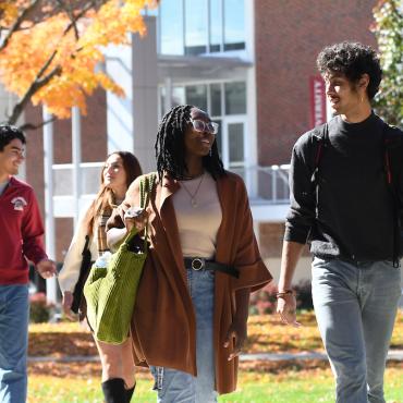 Rider students in fall